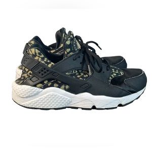 Nike Air Huarache Leopard Print Running Shoes Size 10